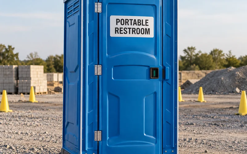 Portable restroom units placed in Broken Arrow, OK